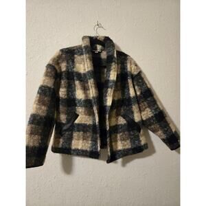 Knox Rose plaid wool jacket